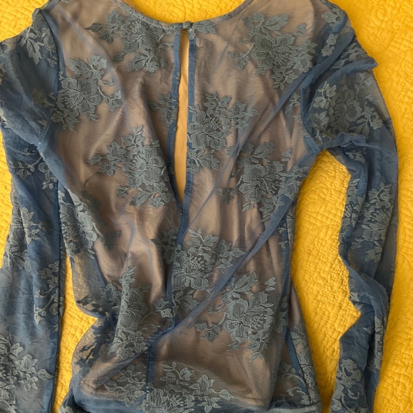 Majorelle Lace Bodysuit - Picture 3 of 5